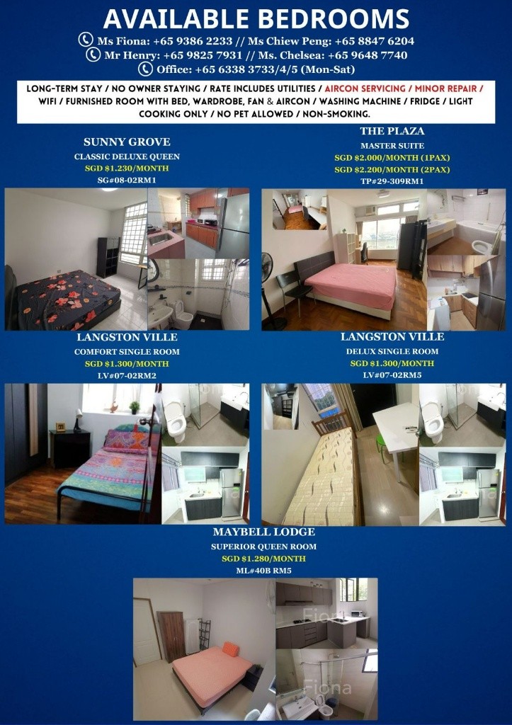 Available Immediate -Common Room/FOR 1 PERSON STAY ONLY/Wifi/Aircon/No owner staying/No Agent Fee/No owner staying/Cooking allowed/Novena MRT/Mount Pleasant MRT - Newton - Bedroom - Homates Singapore