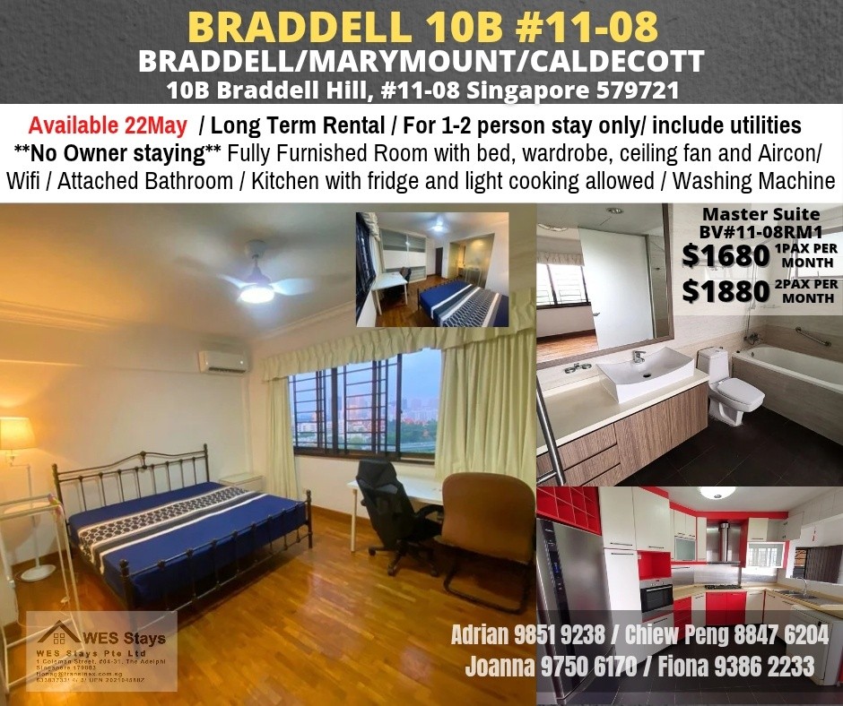 10B BRADELL VIEW - $1680 - Braddell 布萊徳 - 整個住家 - Homates 新加坡