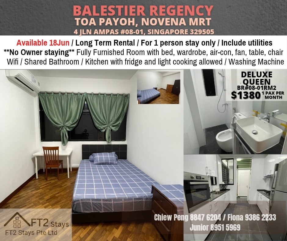 BALESTIER REGENCY - $1380 - Novena - Flat - Homates Singapore