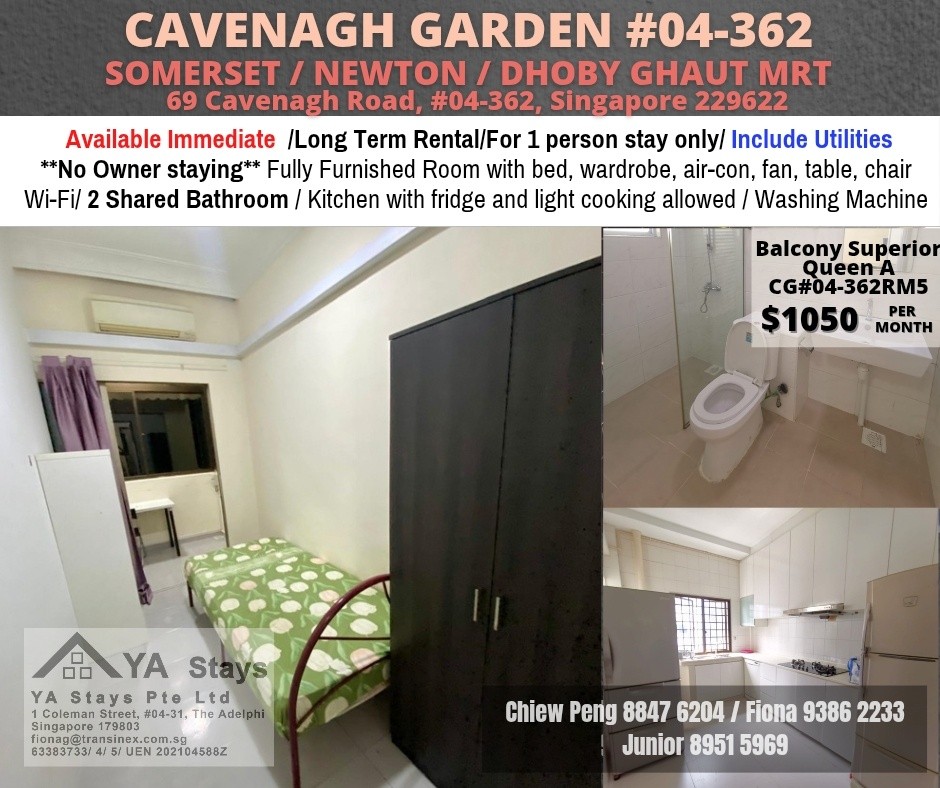 CAVENAGH GARDEN - $1050 - Somerset 索美塞 - 整個住家 - Homates 新加坡