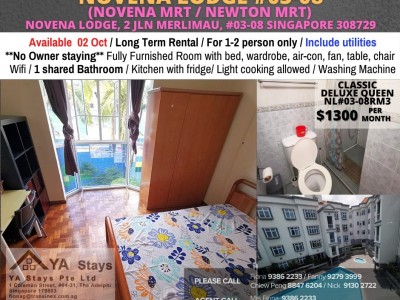 Room For Rent - Mount Pleasant (Novena) - 10A Braddell Hill, #22-04, Singapore 579720