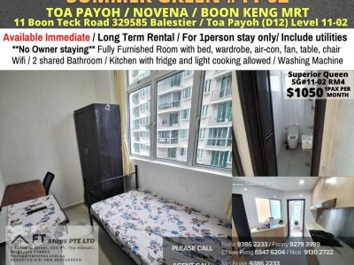 Cozy Affordable Apartment at Boon Teck Road - 11 Boon Teck Road, # 11-02, Singapore 329585