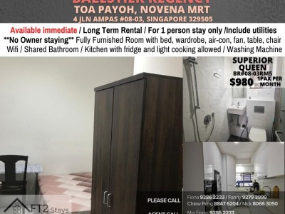 BALESTIER REGENCY near Newton MRT/ Novena MRT - 4 Jalan Amaps, #08-03, Singapore 329505
