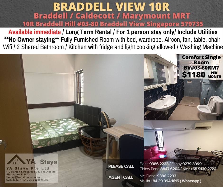 Room for rent at Braddell View 10R - Toa Payoh - Flat - Homates Singapore