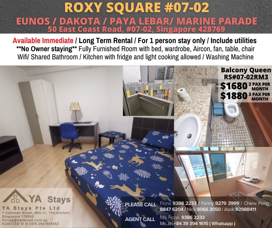 Near Eunos MRT/Near Dakota MRT/Paya Lebar MRT/ Available Immediate - Marine Parade - Flat - Homates Singapore