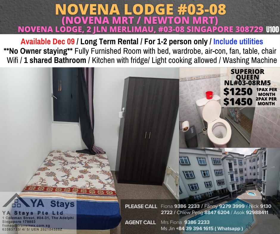Available 9 Dec/Common Room/Wi-Fi/No owner staying/No Agent Fee/Cooking allowed/Near Toa Payoh/Novena MRT - Novena 諾維娜 - 分租房間 - Homates 新加坡