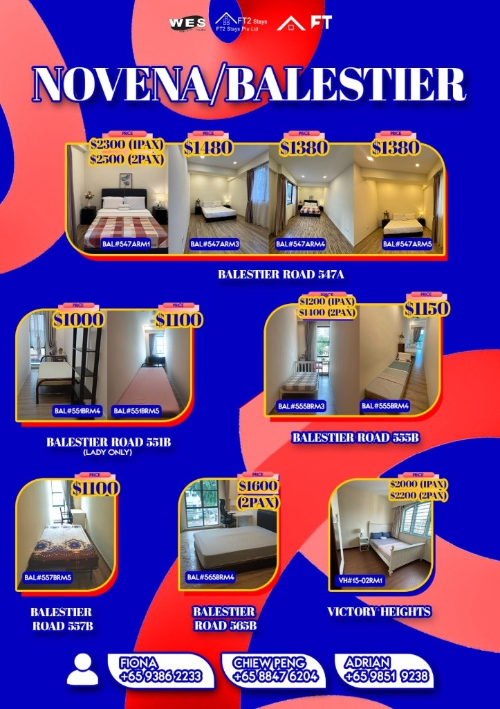 Room for rent / Toa Payoh, Novena / Common room / 2 pax stay / Available July 23 - Novena - Bedroom - Homates Singapore