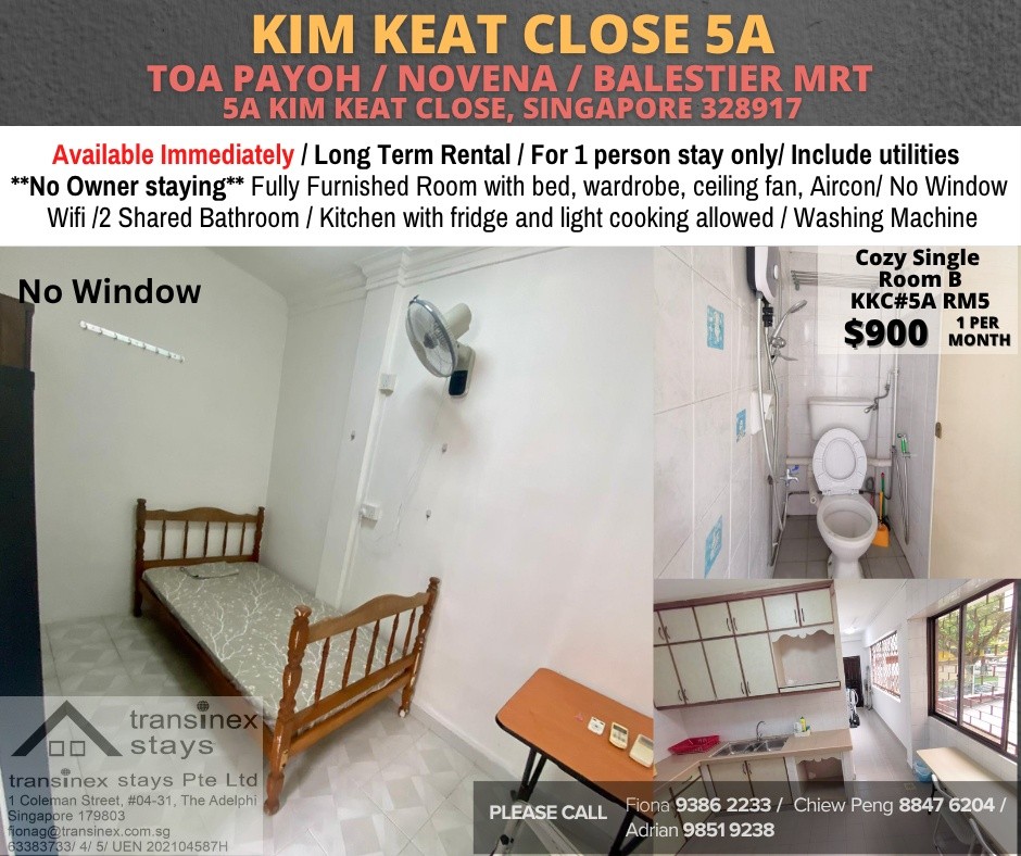 Room for rent / TOA PAYOH / Common room / 1pax stay / Available Immediately - Toa Payoh 大巴窑 - 分租房间 - Homates 新加坡