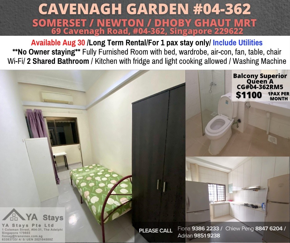 Room for rent / SOMERSET / Common room / 1pax stay / Available 30 Aug - Orchard - Bedroom - Homates Singapore