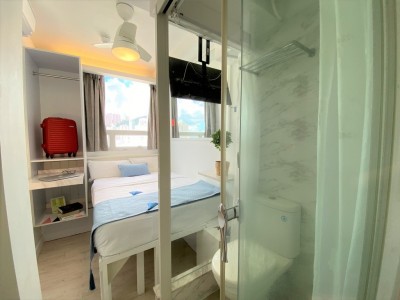 Wan Chai Serviced Studio with private bathroom + once a week maid service - 59-65 Paterson Street, Causeway Bay