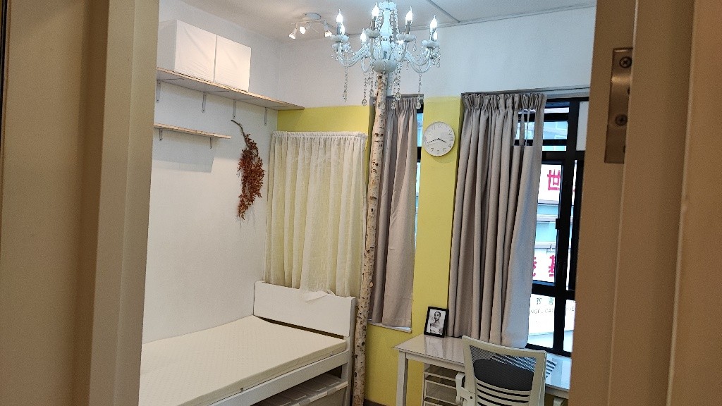 No agent fees. 100fts Brand new refurb shared rooms with rooftop garden in TST. - Jordan/Tsim Sha Tsui - Bedroom - Homates Hong Kong