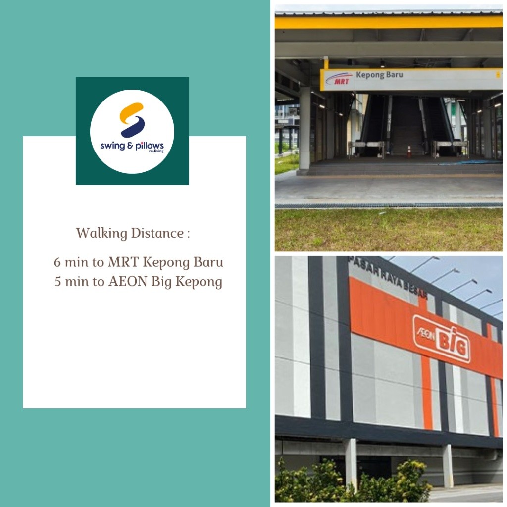 Live, Play, Shop 🛒 : Room Only 5 Min Walk To AEON Big Kepong 🌟 - Wilayah Persekutuan Kuala Lumpur - 房间 (合租／分租) - Homates 马来西亚