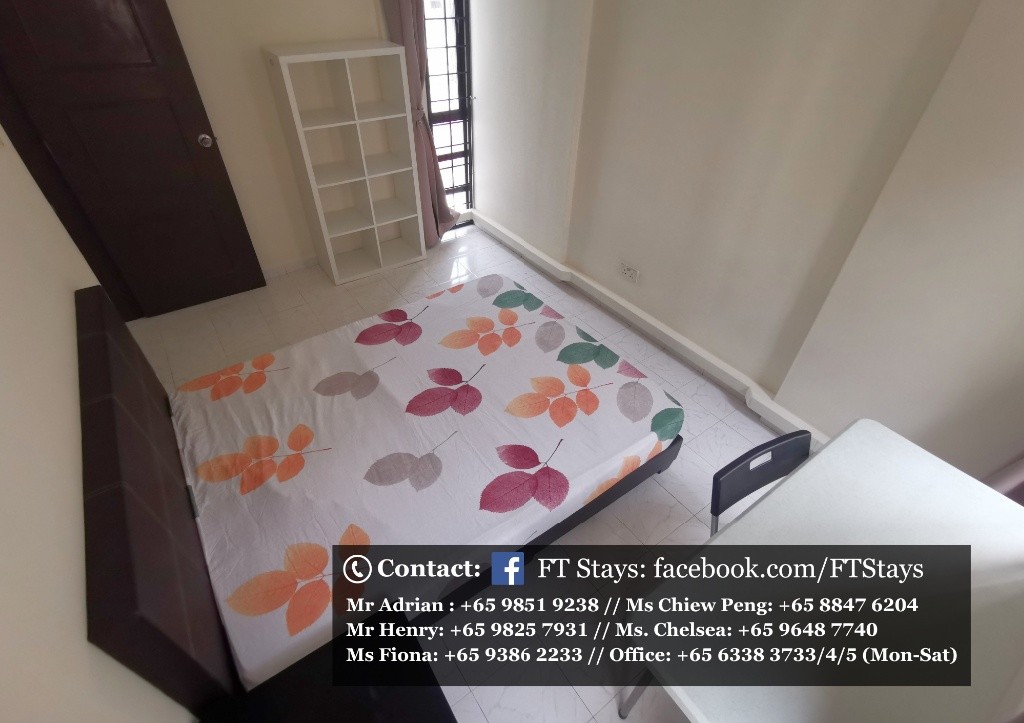 Amenities: wifi, bed, washing machine, ceiling fan and aircon, closet, shared toilet, light cooking allowed, fridge, non smoking, visitors allowed, no owner staying, no pet, no agent fee. - Toa Payoh  - Homates 新加坡