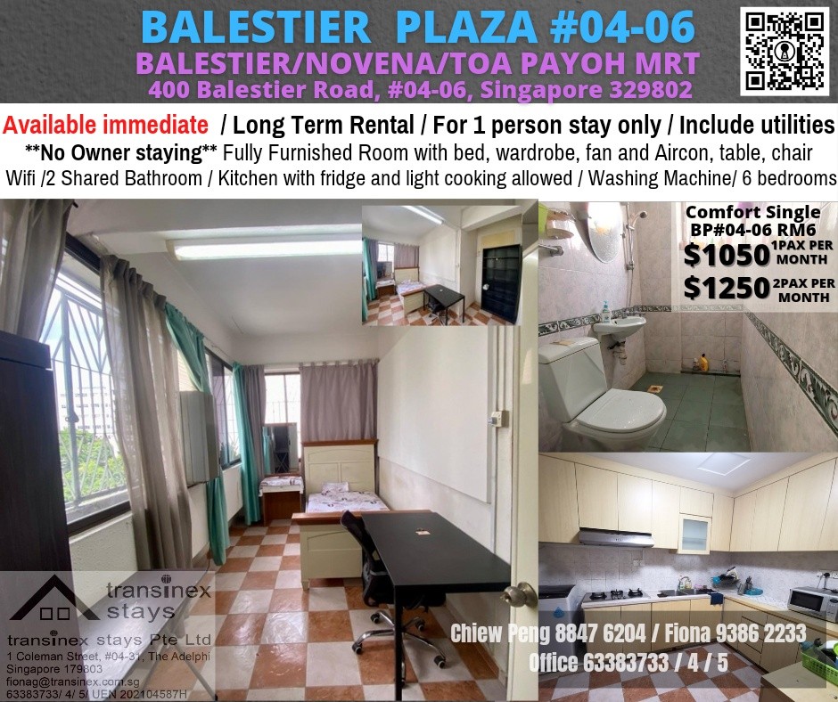 Amenities: wifi, bed, washing machine, ceiling fan and aircon, closet, shared toilet, light cooking allowed, fridge, non smoking, visitors allowed, no owner staying, no pet, no agent fee. - Toa Payoh  - Homates Singapore