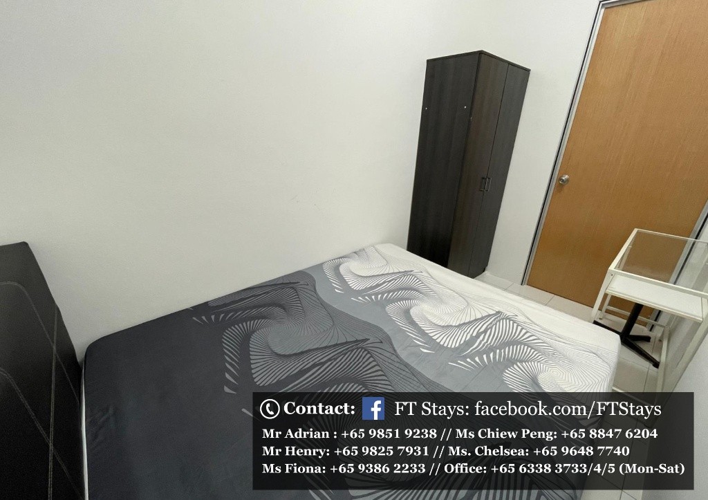 Amenities: wifi, bed, washing machine, ceiling fan and aircon, closet, shared toilet, light cooking allowed, fridge, non smoking, visitors allowed, no owner staying, no pet, no agent fee. - Toa Payoh  - Homates Singapore