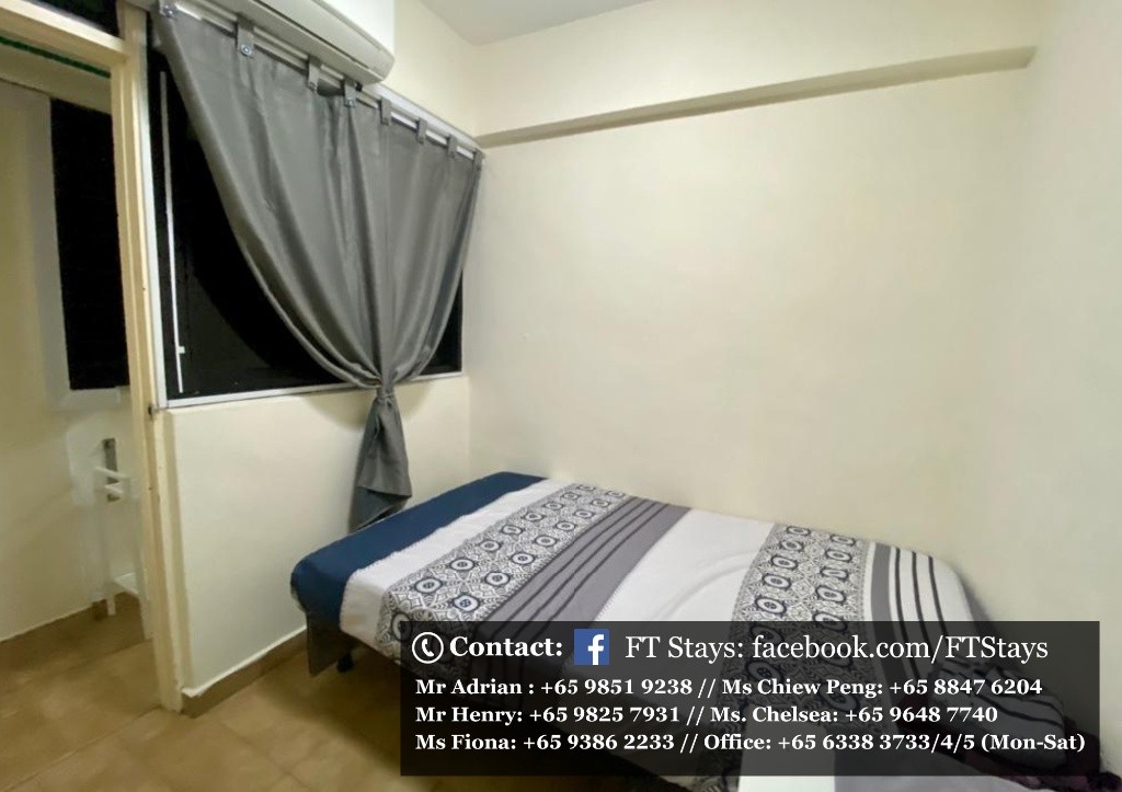 Amenities: wifi, bed, washing machine, ceiling fan and aircon, closet, shared toilet, light cooking allowed, fridge, non smoking, visitors allowed, no owner staying, no pet, no agent fee. - Marine Par - Homates Singapore