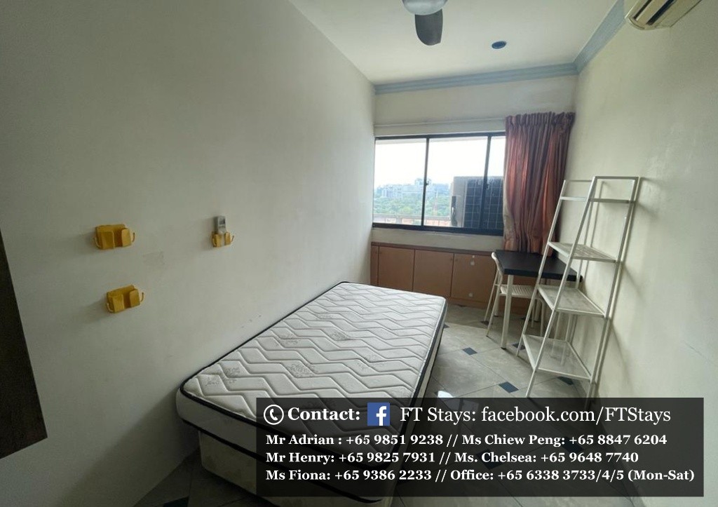 Amenities: wifi, bed, washing machine, ceiling fan and aircon, closet, shared toilet, light cooking allowed, fridge, non smoking, visitors allowed, no owner staying, no pet, no agent fee. - Queenstown - Homates 新加坡