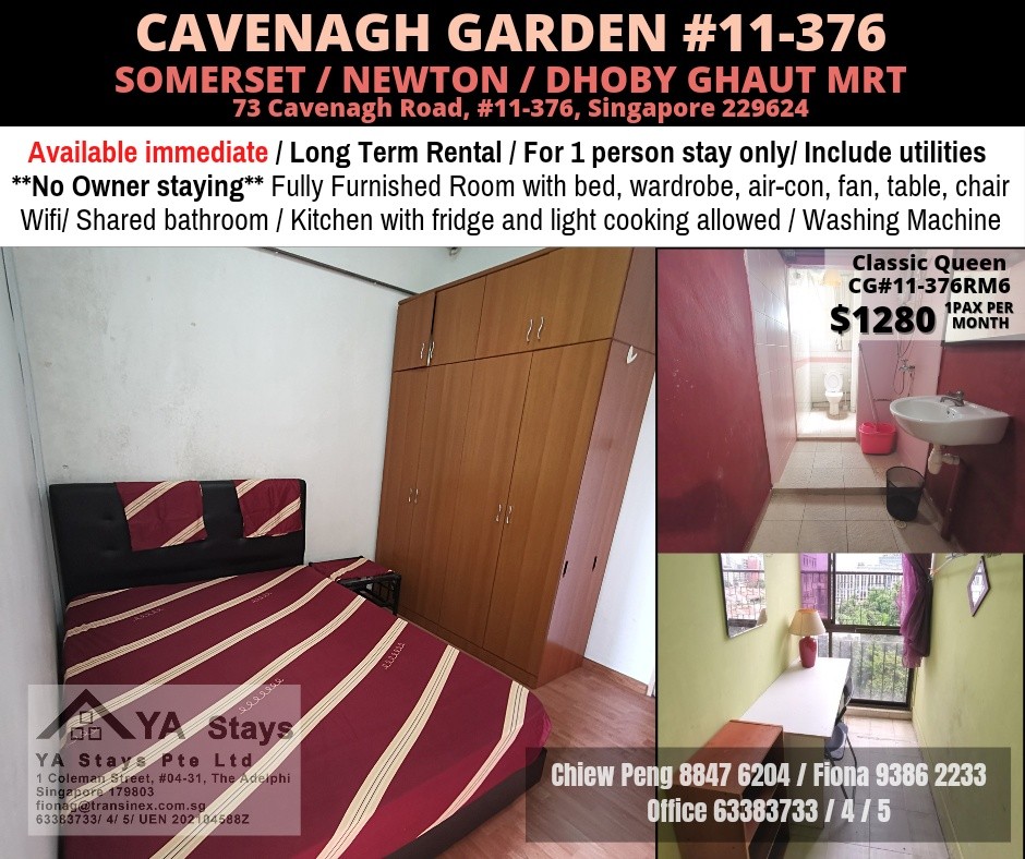 Near Somerset MRT / Dhoby Gaut Mrt / Orchard / Common Room for Rent/ Available Immediate/ No Agent Fee - Newton 纽顿 - 分租房间 - Homates 新加坡