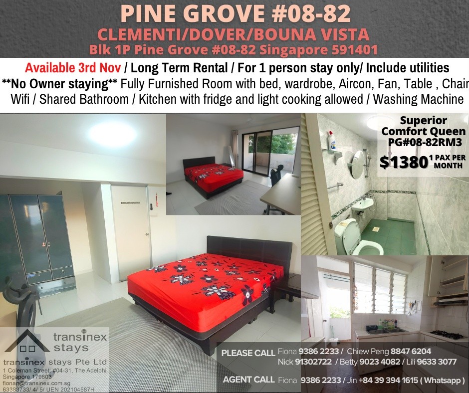 Common Room / Near Clementi, Dover &amp; Buona Vista MRT / 1 Pax Stay / Available 3 Nov / No Owner Stay - Bukit Timah - Flat - Homates Singapore