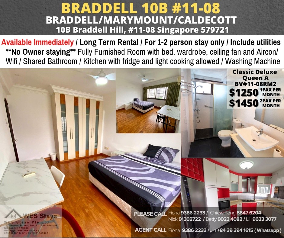 BRADDELL VIEW 10B - BV#11-08RM2/ Braddell MRT / Marymount MRT / Caldecott MRT - Common Room - Available﻿ Immediately - Toa Payoh 大巴窯 - 整個住家 - Homates 新加坡