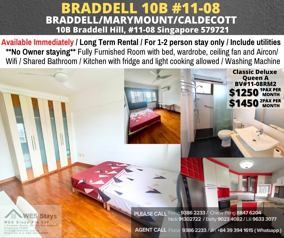 BRADDELL VIEW 10B - BV#11-08RM2/ Braddell MRT / Marymount MRT / Caldecott MRT - Common Room - Available﻿ Immediately - Toa Payoh 大巴窑 - 整个住家 - Homates 新加坡