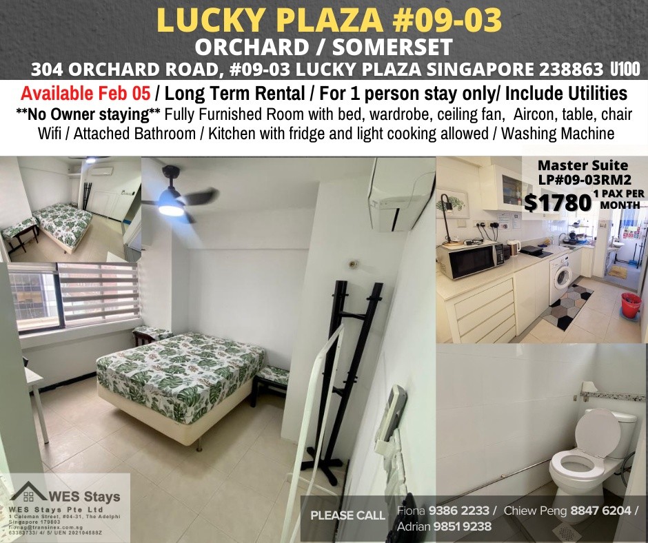 Room for rent / Wifi / No owner staying/ No Agent Fee / Light Cooking allowed/Somerset MRT, Orchard MRT / Available 5 Jan - Orchard - Bedroom - Homates Singapore