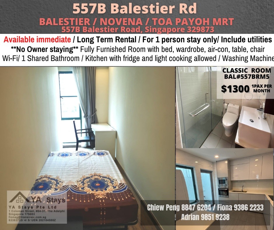 Available﻿ Immediately - Common Room/Include Utilities/Wifi/Aircon/No Agent Fee/Light Cooking Allowed/Washing Machine - Potong Pasir 波東巴西 - 分租房間 - Homates 新加坡