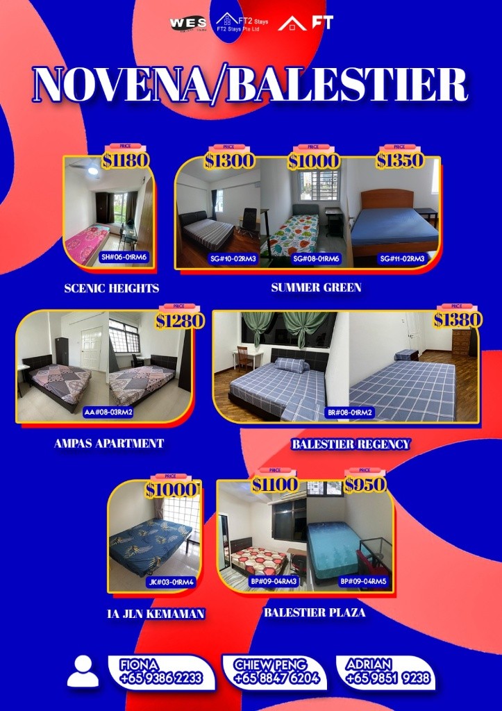 Room for rent / Toa Payoh, Novena / Common room / 1pax stay / Available June 3 - Novena 諾維娜 - 分租房間 - Homates 新加坡