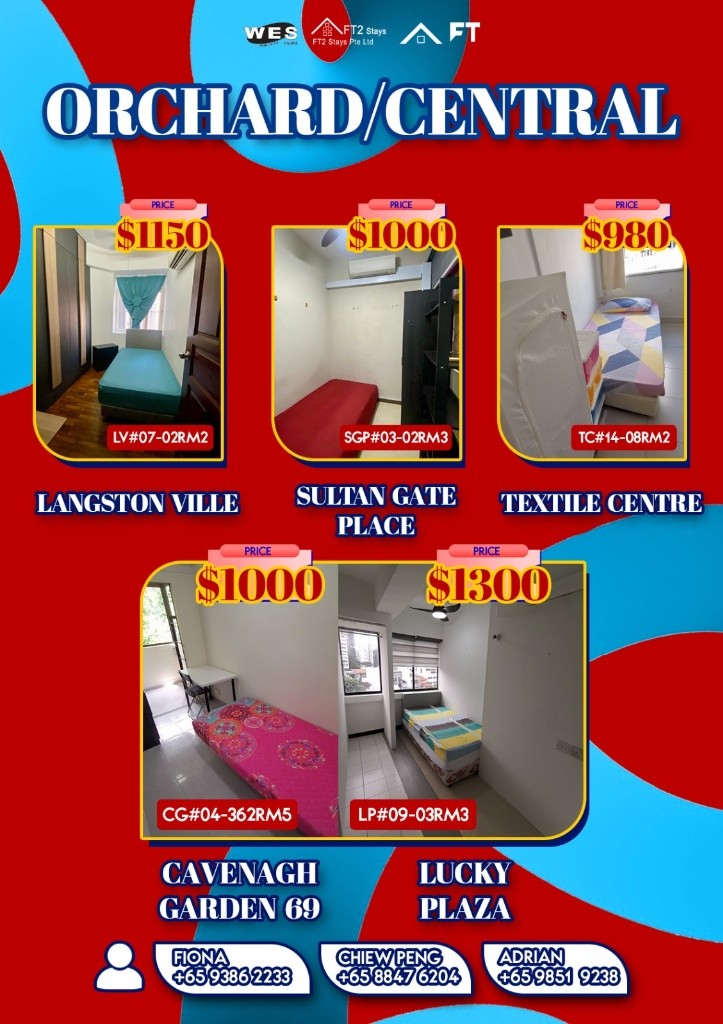 Room For Rent - Somerset, Newton/ Common room / 1 pax stay / Available﻿ July 3 - Somerset 索美塞 - 分租房間 - Homates 新加坡