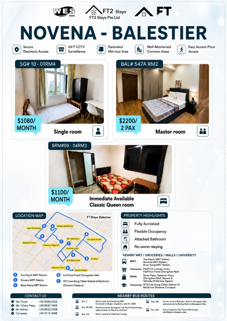547A Balestier Road, Singapore 329867 - Novena 諾維娜 - 整個住家 - Homates 新加坡