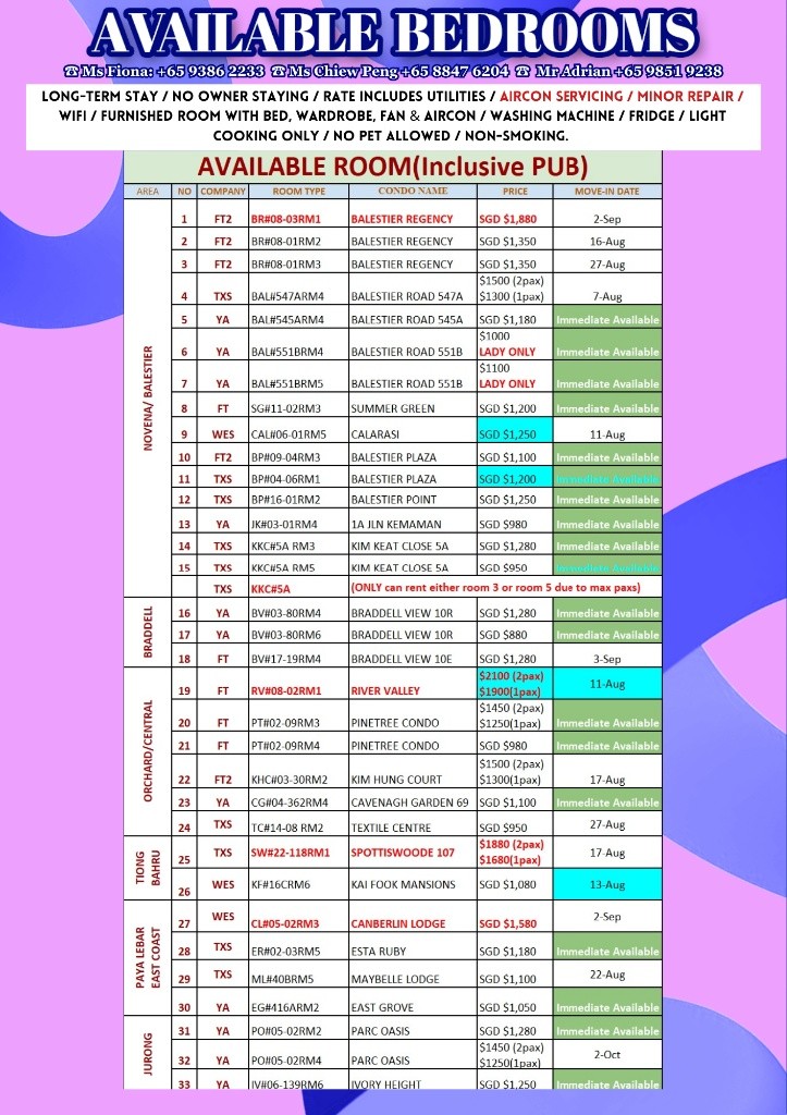 Room for rent / NOVENA / Common room / 1pax stay / Available Sept 2 - Novena 诺维娜 - 分租房间 - Homates 新加坡